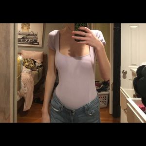 lavender bodysuit